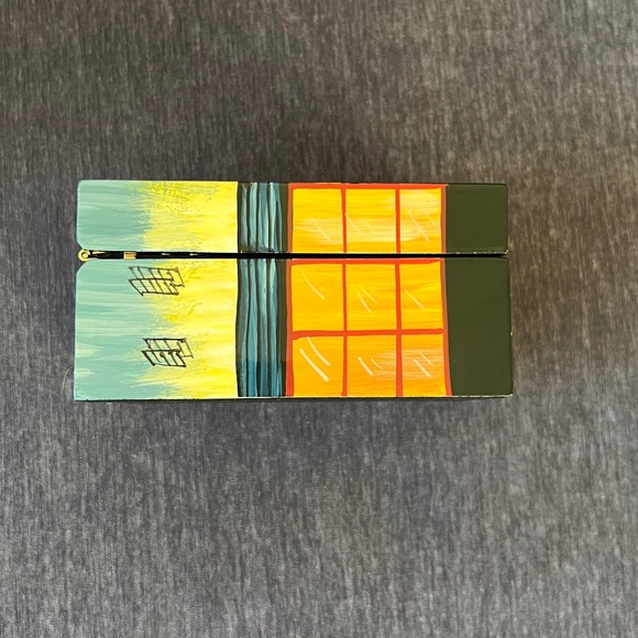 Vintage Erte Vincent Van Gogh "Cafe Terrace at Night" Trinket Jewelry Box - Picture 4 of 8